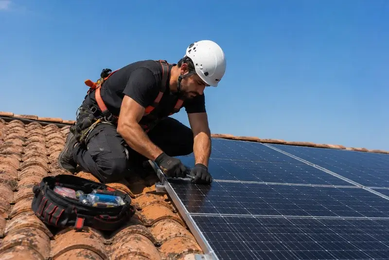 Maintenance et monitoring de panneaux solaires à la Valette-du-Var