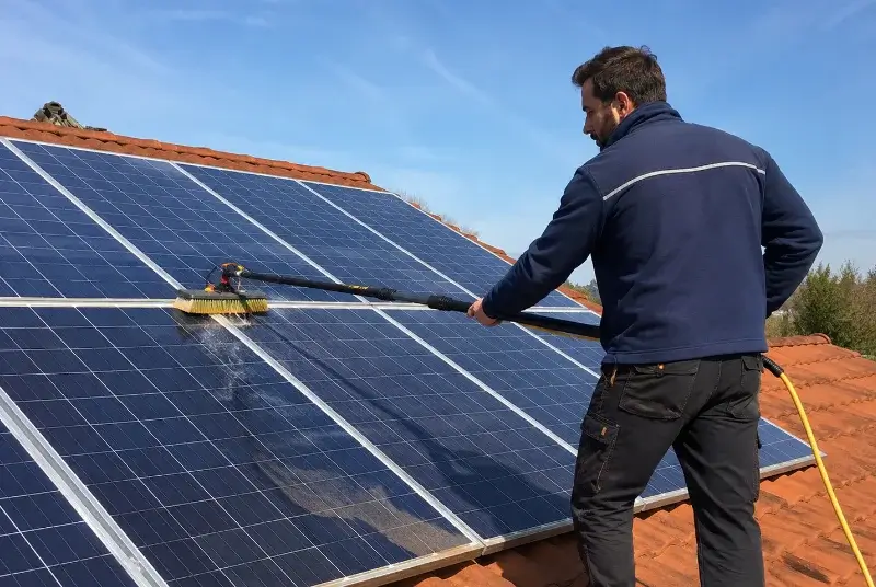 Nettoyage et entretien de panneaux solaires à la Valette-du-Var
